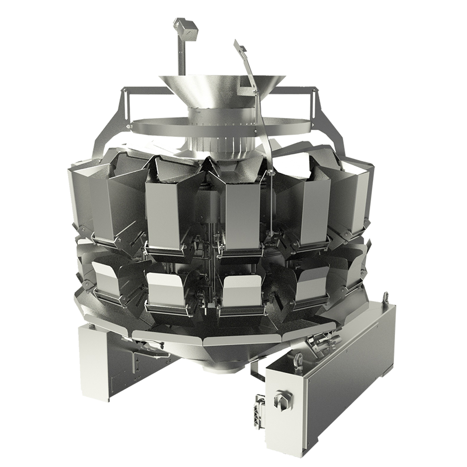 AMATA SCALE, Весовой комбинационный двухуровневый дозатор с 14 весовыми карманами предназначен для точного дозирования, КАТЕ-214-R30